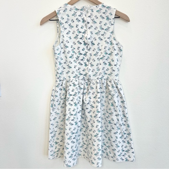Mara Traders Dilly Dally Bird Printed Fit & Flare Dress with Pockets Size Small - Picture 4 of 15